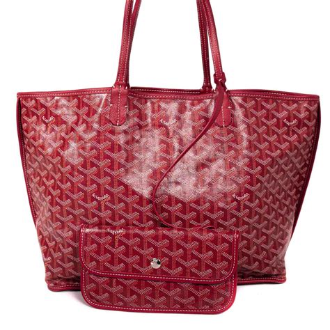 red goyard bag price|Goyard red pm tote.